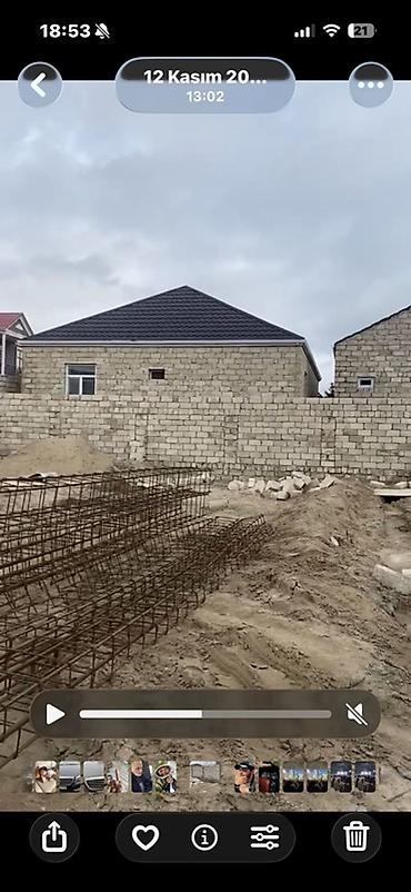 aglay daş: 6 sot sened kıpça Torpaq sahesi - Material: təbii ağlay (daş blok) - — 3