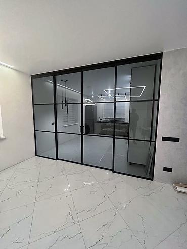 Перегородки на заказ: На заказ Лофт-перегородка, Для офиса, Бронированное стекло, Бесплатная доставка — 5