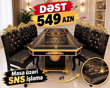 🍽️ *MASA DƏSTİ 549azn*— YENİ SİFARİŞLƏ HAZIRLANIR! ✨ Rəng seçimi