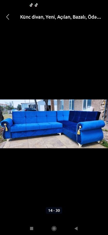 Sifarişlə divanlar: Künc divan, Parça, Bazalı, Açılan, Kitab — 30