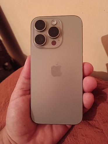 IPhone 15 Pro, 128 GB, Natural Titanium, Face ID lalafo.az -da IPhone 15 Pro, 128 GB, Natural Titanium, Face ID
