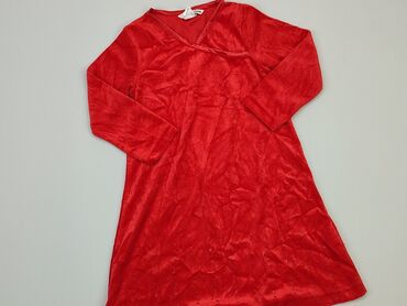 czerwona koronkowa sukienka: Sukienka, H&M, 2-3 lat, 92-98 cm, stan - Dobry