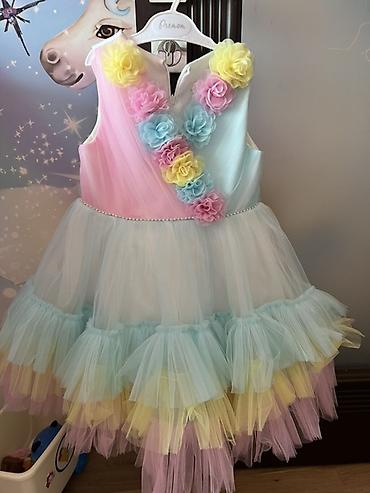 Детская одежда и обувь: Детское платье, Праздничное, 5 - 6 лет — 2