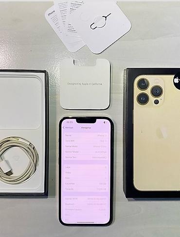 apple ipad 13: IPhone 13 Pro, 128 GB, Qızılı, Zəmanət, Kredit, Simsiz şarj — 5