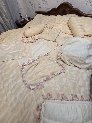 pastel desti: Yataq otağı üçün 12 hissəli dəst - Rəng: krem/şampan - Üslub — 3