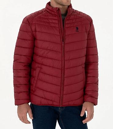 курткы: Эркектердин курткасы, S, Us Polo Assn, Колдонулган, түсү - Кызыл, Акылуу жеткирүү — 1