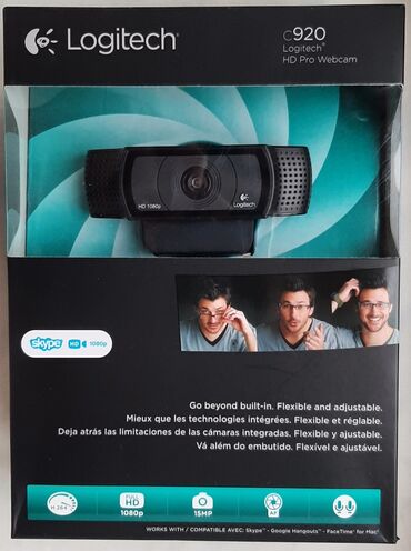 vebkamera: Logitech şirkətinin yüksək keyfiyyətli Web kamerasıdır, əla