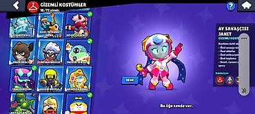 26 lik velosiped dağ: Brawl Stars oyun hesabında nadir və tematik kostyumlar kolleksiyası - — 5