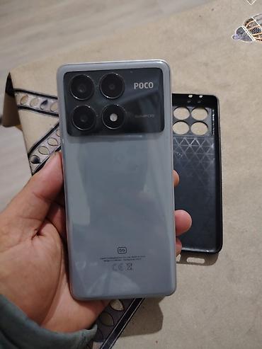 redmi 7a ekran: Poco X6 Pro 5G, 512 GB, rəng - Boz, Barmaq izi — 3