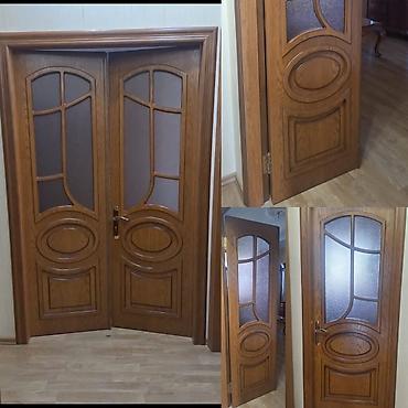 3 Eded temiz taxta ev qapısı. 1 Eded qoşa qapı. Hamısı bir yerde
