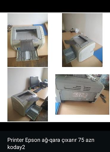 canon printer: Epson printer – ağ-qara çap funksiyalı. Xüsusiyyətlər: - Mono — 1