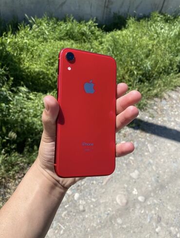 Apple iPhone: IPhone Xr, Б/у, 64 ГБ, Красный, 79 %