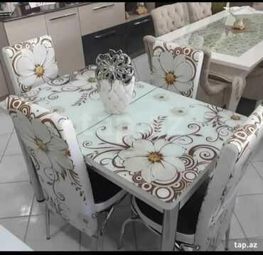 Masa və oturacaq dəstləri: *Hazır elde olan* ✔️Türk istehsalı🇹🇷 ✔️Kuxna üçün stol stul dəsti -da lalafo.az — 9 Masa və oturacaq dəstləri: *Hazır elde olan* ✔️Türk istehsalı🇹🇷 ✔️Kuxna üçün stol stul dəsti — 9