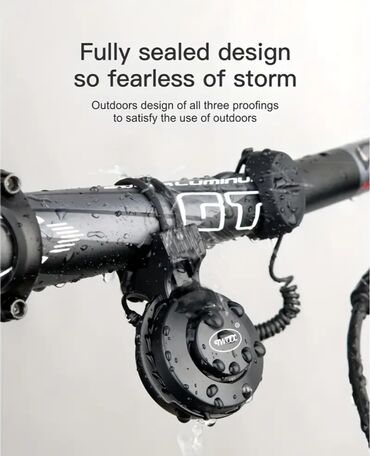 Velosiped aksesuarları: TWOCX Bicycle Electronic Horn – velosiped üçün elektron siqnal - — 7