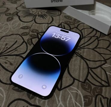 ıphone: IPhone 14 Pro Max, 128 GB, Black Titanium, Zəmanət