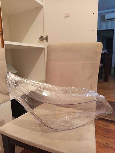 fara: Avtomobil üçün far şüşəsi (linza/qapaq) – şəffaf plastik - Material — 1