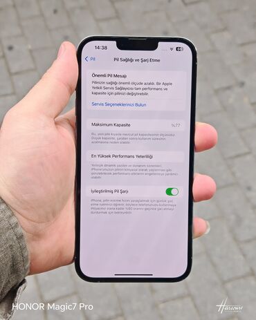 Apple iPhone: IPhone 13 Pro Max, 128 GB, Sierra Blue, Zəmanət — 7