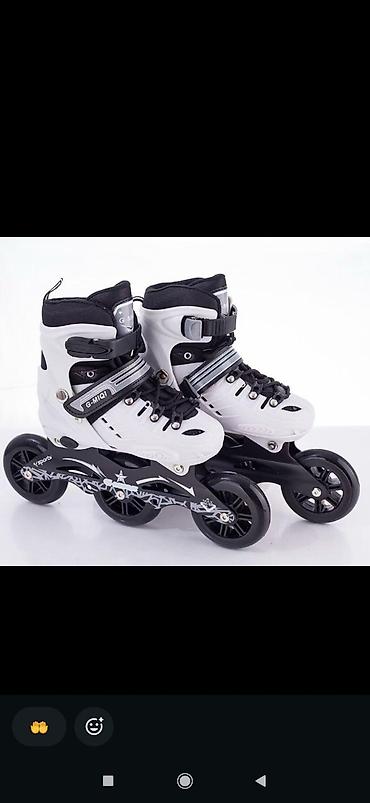 Новые роликовые коньки G-MIQI, трехколесные (Tri-skate) - Жесткий
