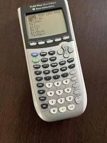 Druga oprema za računare i laptopove: Texas Instruments TI‑84 Plus Silver Edition – grafički kalkulator - — 16