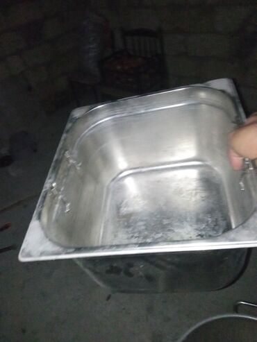 Tava-qazan dəstləri: Qazan, rəng - Gümüşü, Paslanmayan polad, Türkiyə — 8