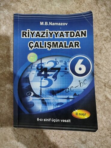 Kitablar, jurnallar, CD, DVD: Namazov riyaziyyatdan çalışmalar 6 ci sinif