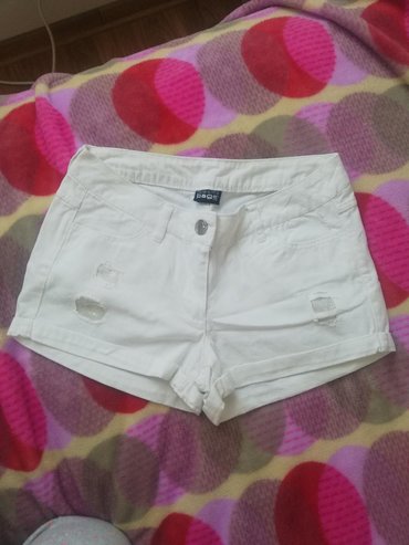 pantalone džeparice: M (EU 38), Cotton, color - White
