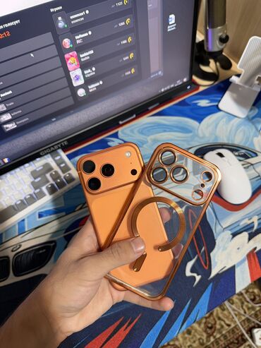 прямо строчки: IPhone 17 Pro, Колдонулган, 256 ГБ, Каптама, 100 %