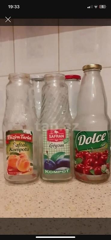 Şüşə bankalar dəsti Məhsul təsviri: - Həcmi: təxminən 1 litr olan lalafo.az -da Şüşə bankalar dəsti Məhsul təsviri: - Həcmi: təxminən 1 litr olan
