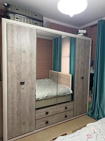 комод распродажа: Спальный гарнитур, Б/у, Двуспальная кровать, Шкаф, Тумба, Белоруссия, МДФ, Самовывоз, цвет - Серый — 2