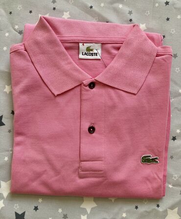 футболка lacoste: Футболка S (EU 36), M (EU 38), L (EU 40), цвет - Розовый