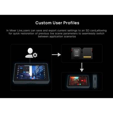 Digər foto və video aksesuarları: Cinetreak Mixer Live 💠 Brend: Cinetreak 💠 Model: Mixer Live 💠 Rəng — 8