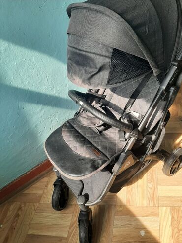 Коляски: Коляска, цвет - Черный, Б/у — 3