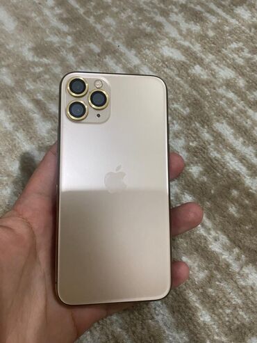 продать ноутбук бишкек: IPhone 11 Pro, Б/у, 256 ГБ, Золотой, Чехол, 88 %