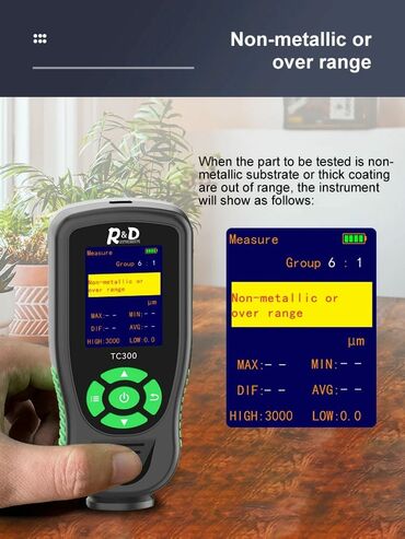 Инструменты для авто: Толщиномер R&D Tc300 – профессиональный измеритель лакокрасочного