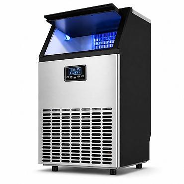 №: 3900 Məhsulun adı: Buz generatoru HZB 120 kq/gün, gümüşü Brend: HZB