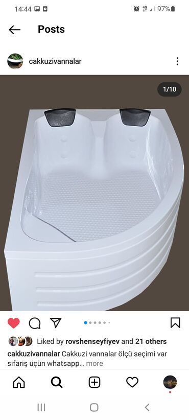 Cakuzi vannalar: Yeni Cakuzi vanna Motorlu, Pulsuz çatdırılma -da lalafo.az — 28 Cakuzi vannalar: Yeni Cakuzi vanna Motorlu, Pulsuz çatdırılma — 28