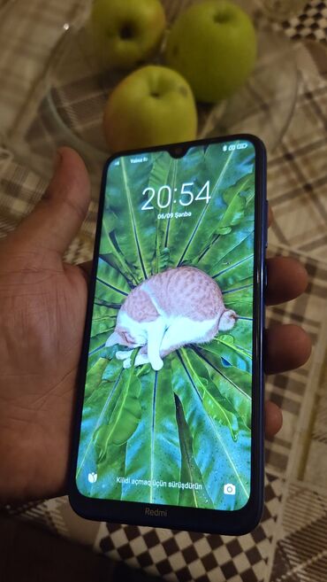 Redmi: Redmi Note 8, 32 ГБ, цвет - Синий, Отпечаток пальца, Две SIM карты, Face ID