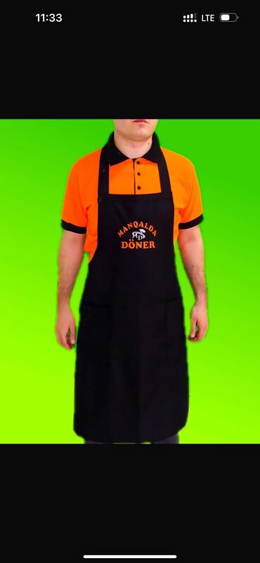 Reklam, çap: UNIFORMALAR İş geyimi tipli polo köynək - Rəng: Qırmızı-qara iki — 9