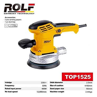 орбита: Эксцентриковая шлифмашина ROLF TOP1525 (Germany Technology) Основные — 1
