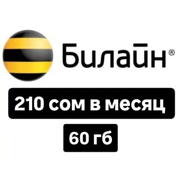 симкарты ошка: Билайн корпоратив симкарта‼️ (beeline кооператив Биллайн) - 350 сом в