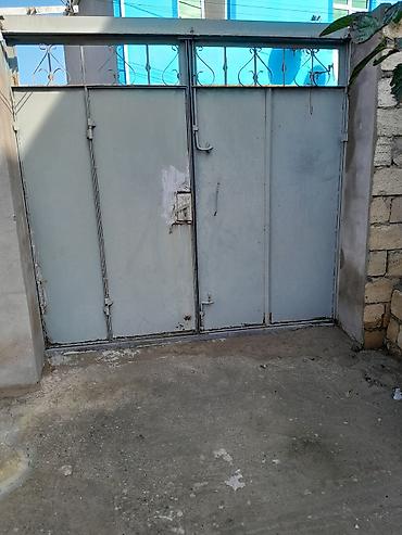 yun kilim: Metal darvaza (iki qanadlı) - Material: qalın metal sac, üst hissədə — 3