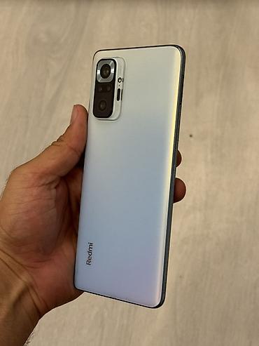 Redmi Note 10 Pro, 128 GB, rəng - Gümüşü, Barmaq izi lalafo.az -da Redmi Note 10 Pro, 128 GB, rəng - Gümüşü, Barmaq izi