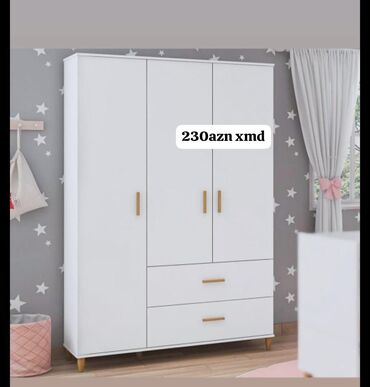 вытяжка встроенная в шкаф: Yeni, 3 qapılı Düz dolab, Qarderob, paltar dolabı