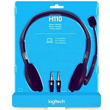 Zvučnici, slušalice i mikrofoni: Logitech H110 stereo headset - Tip: žičane stereo slušalice sa — 4
