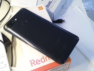 Redmi: Redmi 6, 64 GB, rəng - Qara, Zəmanət, Düyməli, Sensor — 8