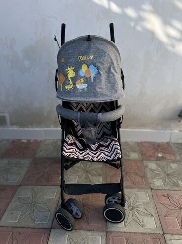 Gəzinti arabaları: Uşaq arabası – yüngül və praktik model - Rəng: boz çalarda tekstil — 3