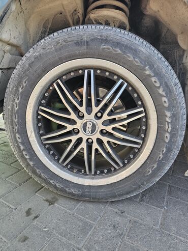 диск запаска: Дөңгөлөктөр монтажда 215 / 60 / R 17, Жай, Колдонулган, Комплект, Жеңил коммерциялык транспорт (C/LT), Куйма, тешиктери - 5