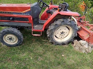 почвофрезы: Минитрактор Yanmar FX215 с фрезой - Полный привод 4WD. - Модель — 3