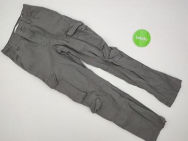 czarne cargo pull and bear: Bershka, Spodnie cargo damskie, rozmiar 2XS — 3