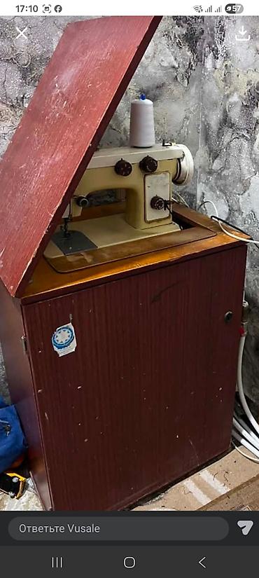 mawin kalonkasi: Tikiş maşını dəsti – stol və quraşdırılmış elektrikli maşın - — 2
